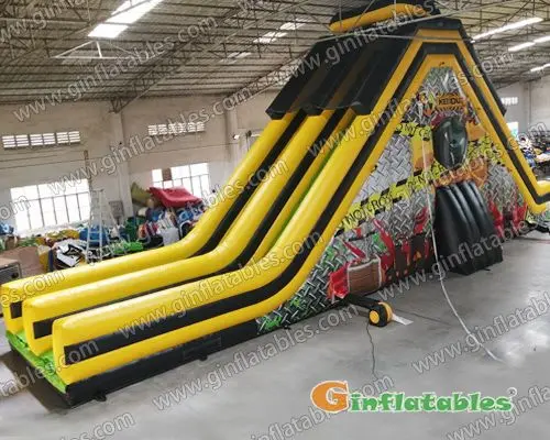 GS-269 Adult toxic dual lane dry slide inflatable