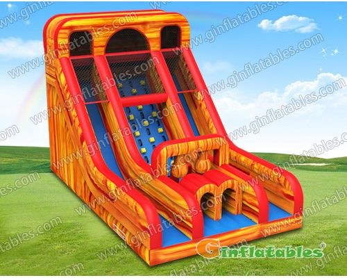 GS-271 Inflatable lava dual slide
