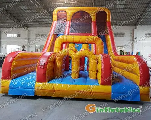 GS-271 Inflatable lava dual slide