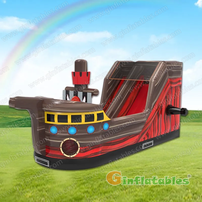 GS-284 Pirate Ship Inflatable Slide