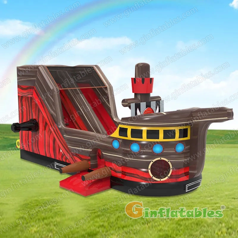 GS-284 Pirate Ship Inflatable Slide