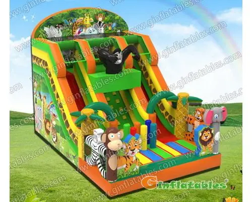 GS-036 Inflatable Jungle slide