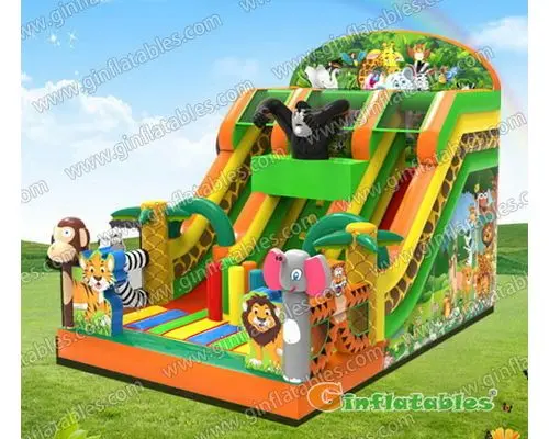 GS-036 Inflatable Jungle slide