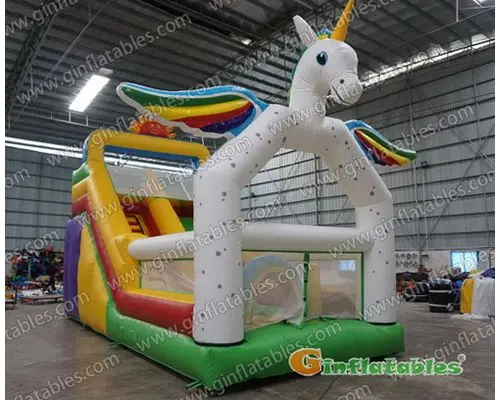 GS-005 Unicorn inflatable slide