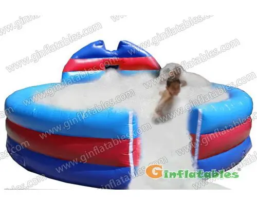 GSP-126 Inflatable Foam Pit with foam machine
