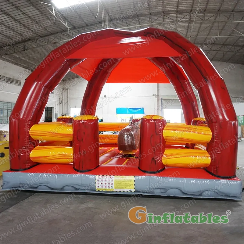 GSP-266 Inflatable Mechanical Rodeo Bull with roof