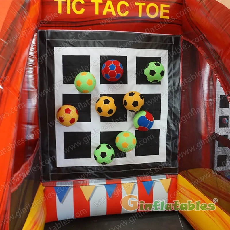 GSP-281 EN14960-Certified Inflatable 3- Carnival Game for Sale – Darts, Tic Tac Toe, Connect 4