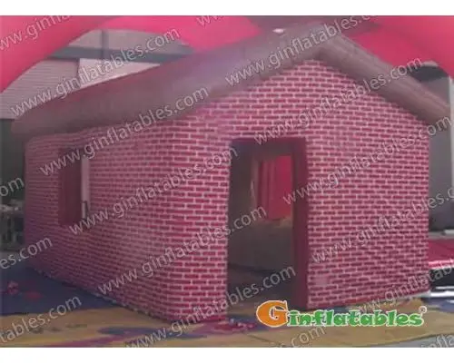 GTE-021 Inflatable Red House Tent