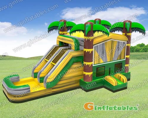 GWC-025 Palm trees inflatable combo