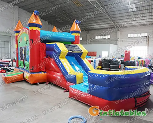 GWC-055 26ftLx14ftW Balloon water combo inflatable