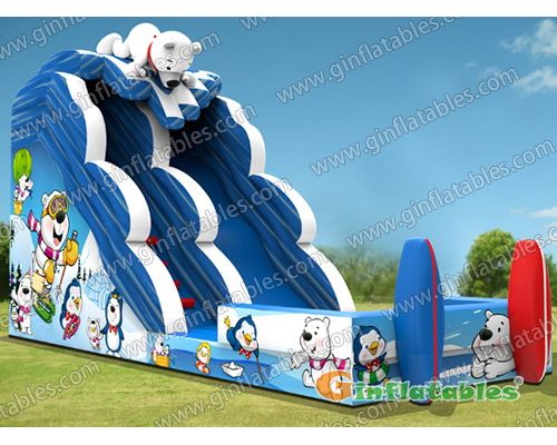 GWS-126 Polar bear skiing waterslide