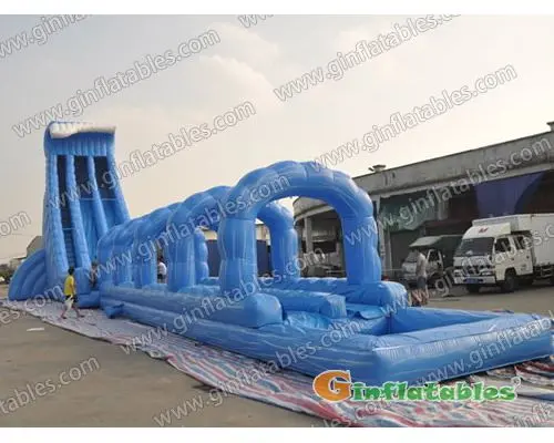 GWS-138 Giant inflatable water slide N slip