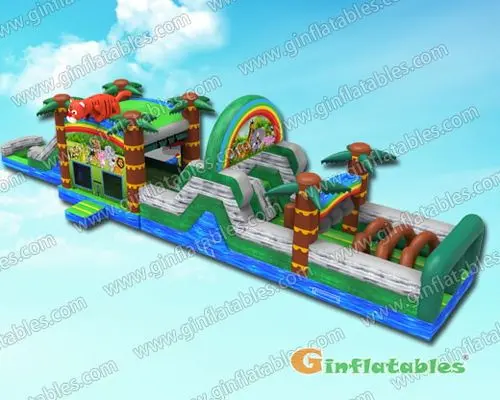 GWS-151 Jungle water obstacle course with pool