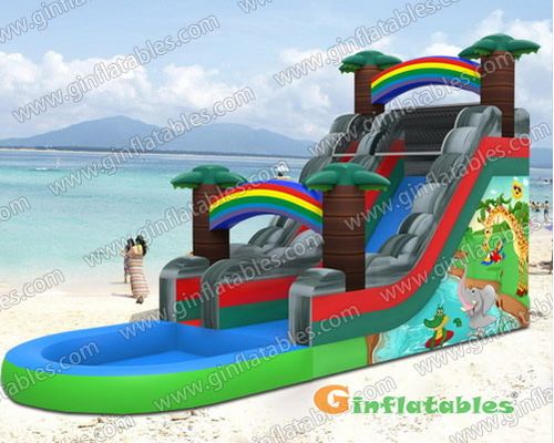 GWS-165 Tropical water slide