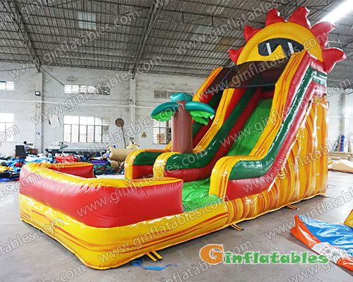 GWS-018 Inflatable Waterfall Slide