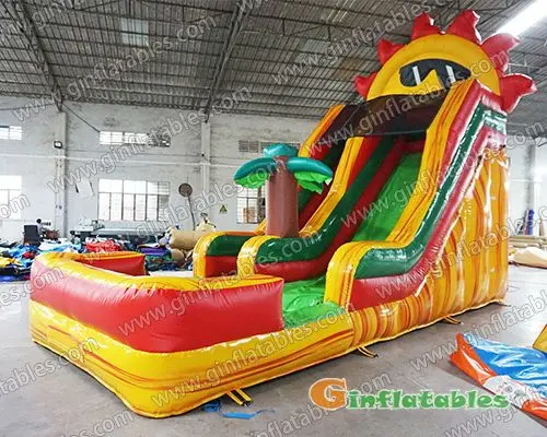 GWS-018 Inflatable Waterfall Slide