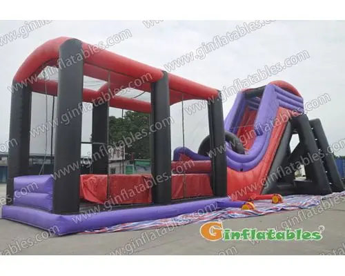 GWS-206 Purple water slide freefall