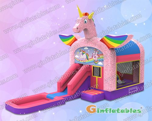 GWS-220 Unicorn water slide combo
