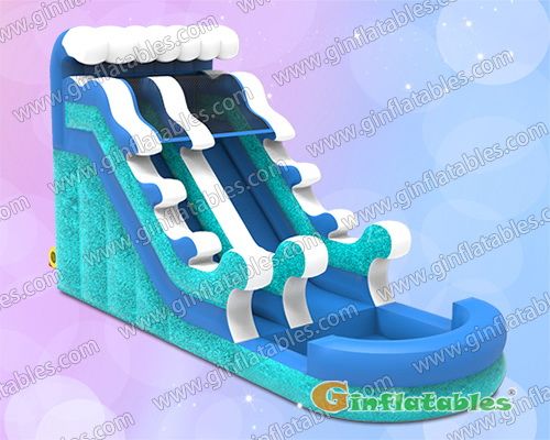 GWS-222 Sparkle blue water slide