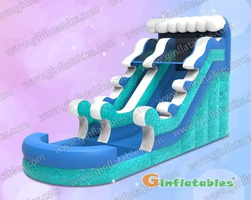 GWS-222 Sparkle blue water slide