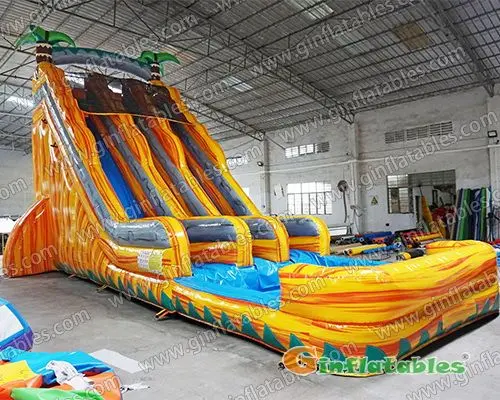 GWS-022 24' High inflatable dual water slide