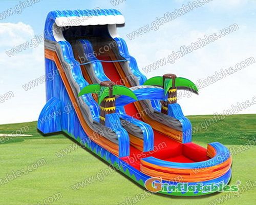 GWS-237 Blue water slide inflatable