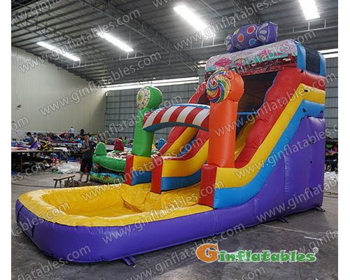 GWS-246 Inflatable candy water slide