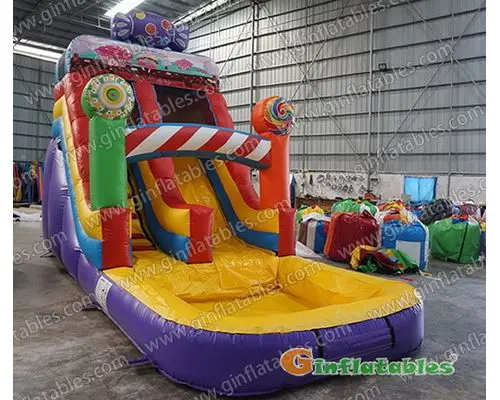 GWS-246 Inflatable candy water slide