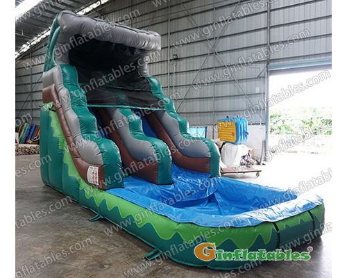 GWS-249 Inflatable water slide with pool
