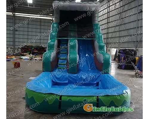 GWS-249 Inflatable water slide with pool