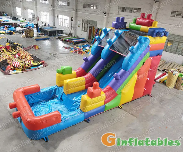 GWS-272 25' Building block water slide