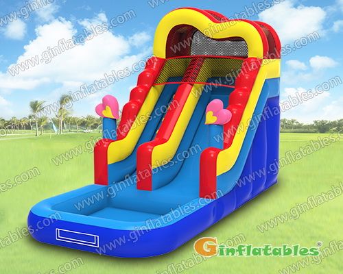 GWS-294 Inflatable heart water slide