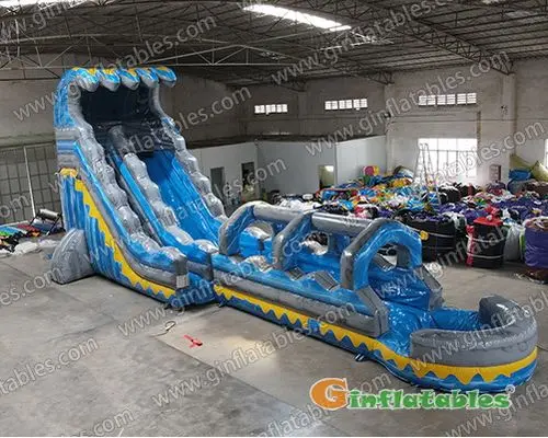 GWS-320 Giant Blue wave water slide n slip