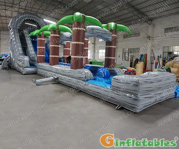 GWS-326 Waterfall water slide n slip