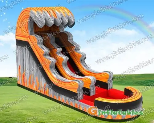 GWS-332 Inflatable fire water slide
