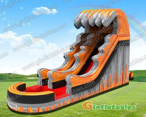 GWS-332 Inflatable fire water slide