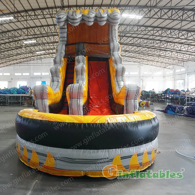 GWS-332 Inflatable fire water slide