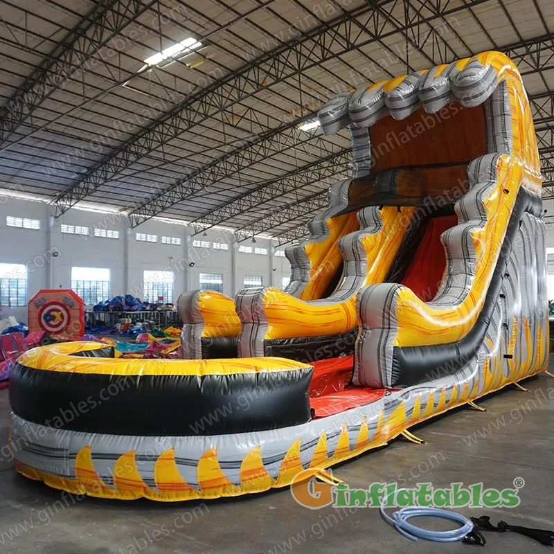 GWS-332 Inflatable fire water slide