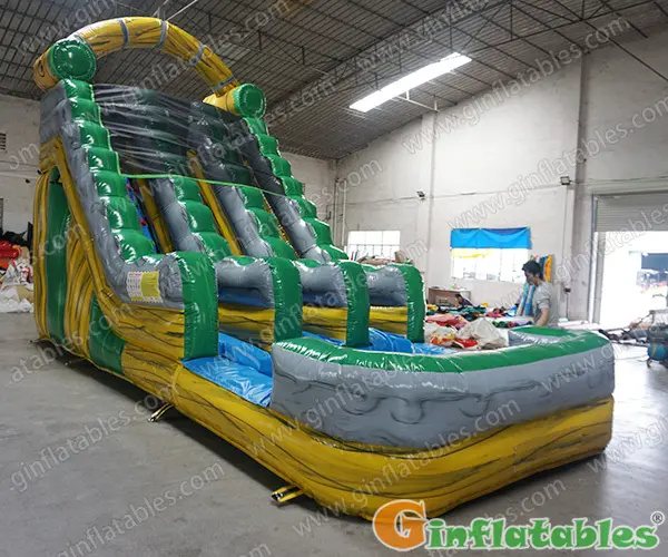GWS-354 Nuclear toxic double lane water slide