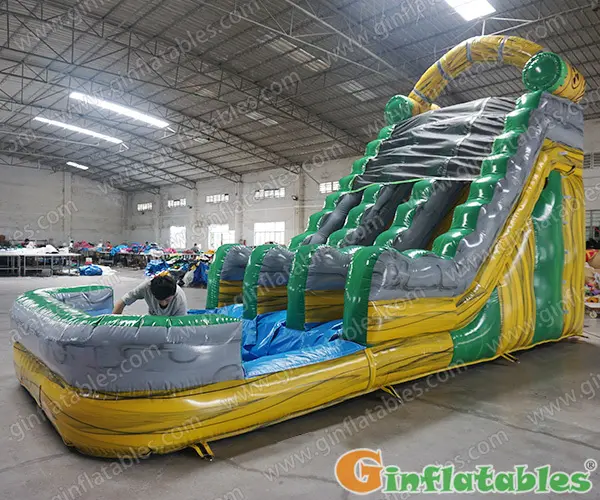 GWS-354 Nuclear toxic double lane water slide