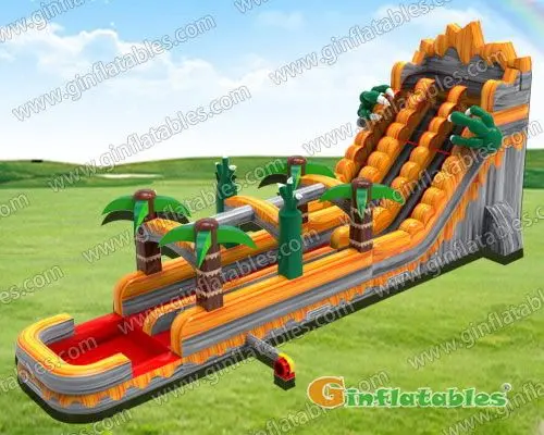GWS-358 T-rex dual lane water slide n slip