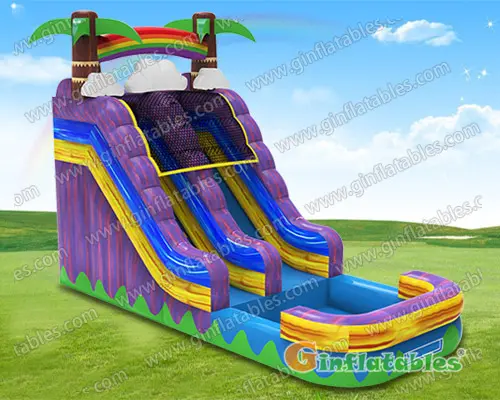 GWS-365 Palm tree water slide