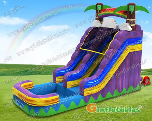 GWS-365 Palm tree water slide