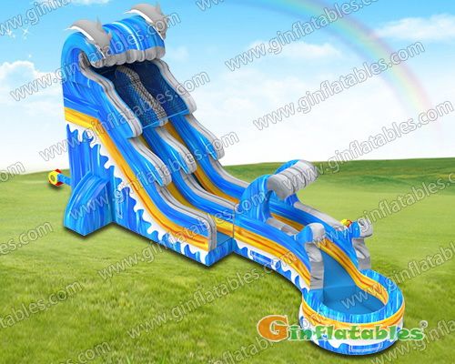 GWS-368 Dolphin wave water slide n slip