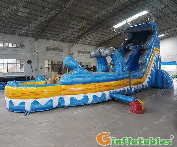 GWS-368 Dolphin wave water slide n slip