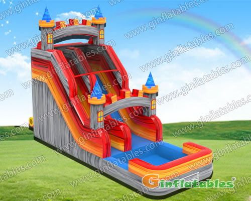 GWS-371 19' Castle Water Slide
