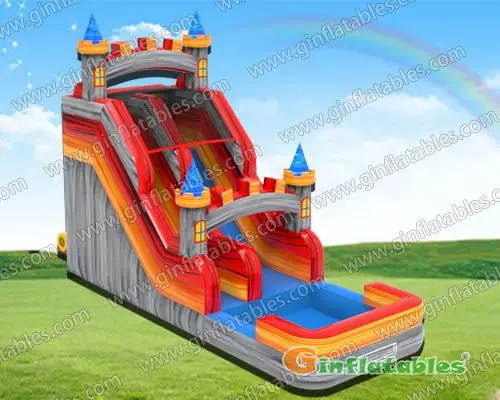 GWS-371 19' Castle Water Slide