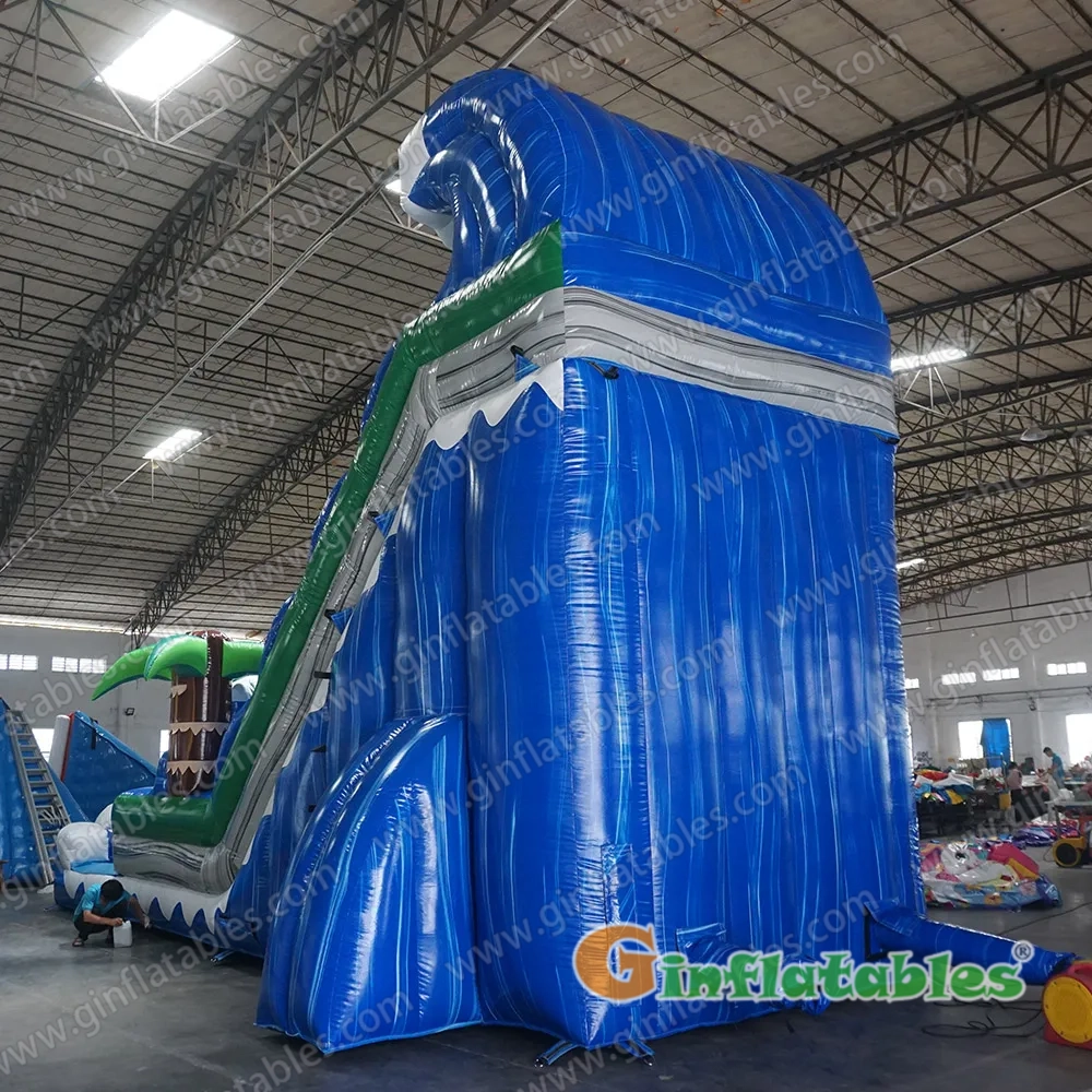 GWS-400 22 pies Blue Crush Water Slide