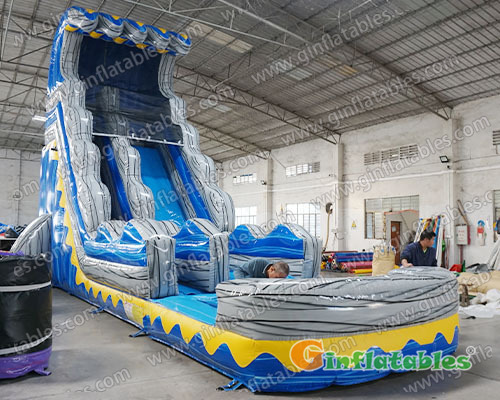 GWS-407 Blue wave water slide
