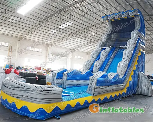 GWS-407 Blue wave water slide